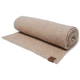 Pure Cashmere Scarf - 100% Cashmere - Made in Nepal, natural