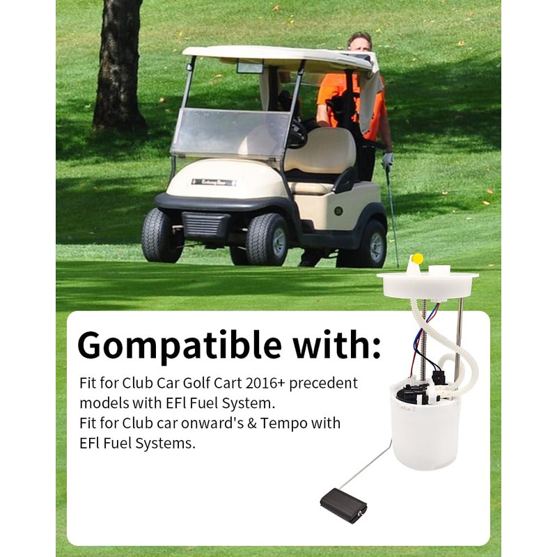 WZruibo 105043401 Fuel Pump Assembly Compatible With Club Car Golf