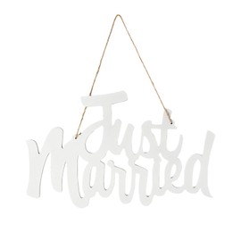 Fun Express Just Married Photo Prop Sign