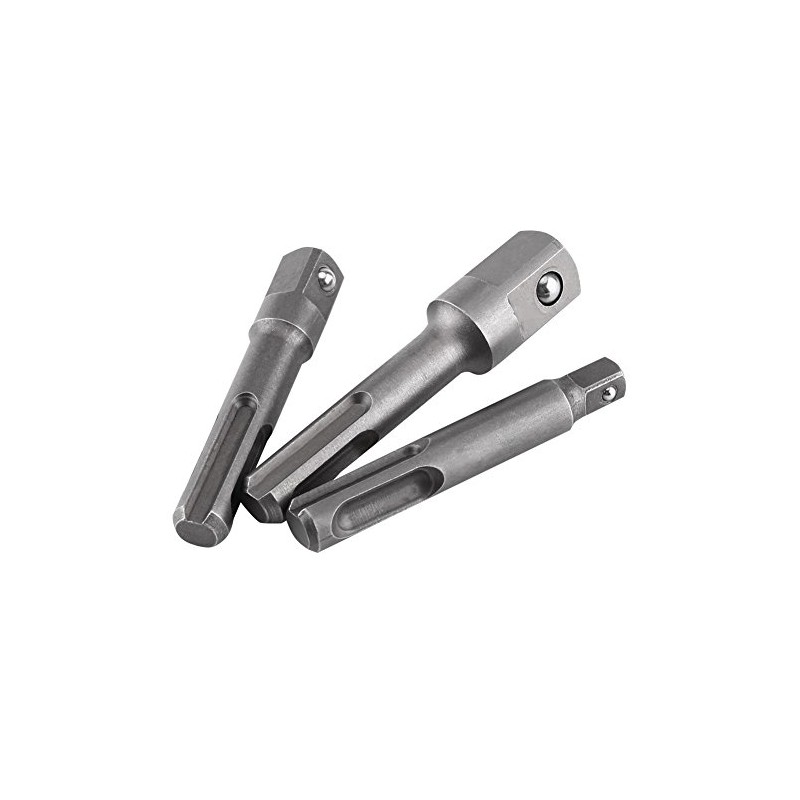 4Pcs Extension Adapter Set SDS Chuck Adapter 1/4" Hex Socket