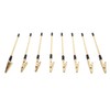 10Pcs Metal Memo Clips Gold Color Electroplated Safe Light Strong