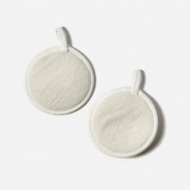 JAJU Ocean Exfoliating Puff, White White_FRFR / 자주 JAJU 오션 각질 제거 퍼프, 화이트화이트_FRFR