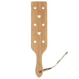 HILAZA Bamboo Wood Paddle, 13.3 Inch Wooden Paddle with Airflow Holes
