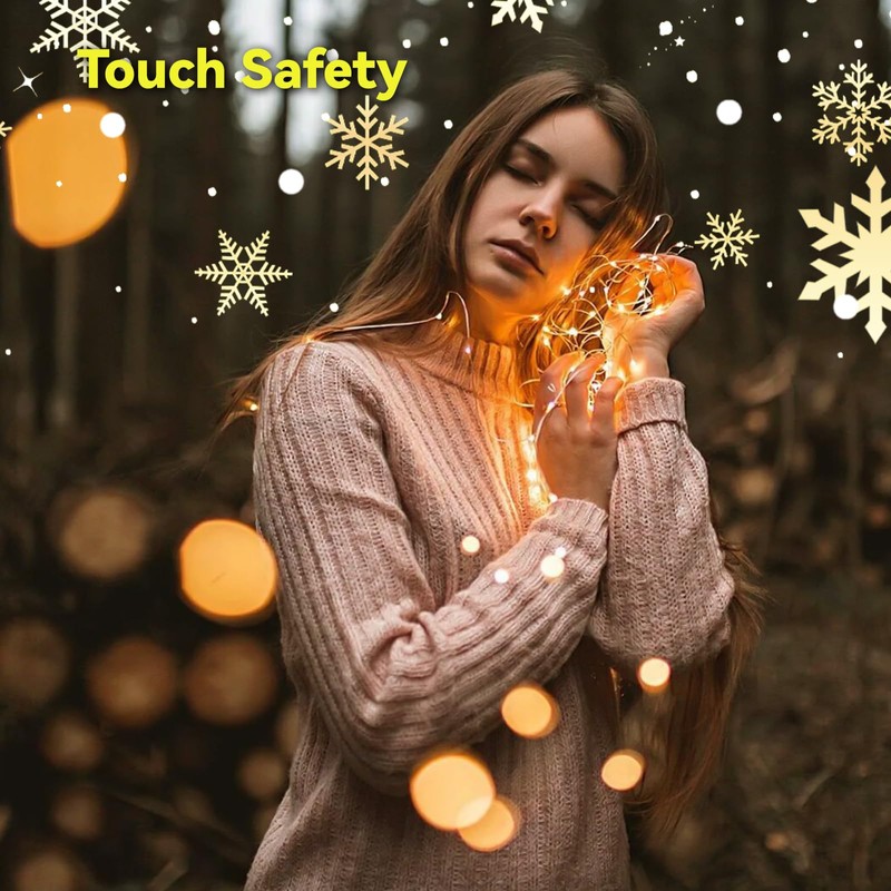 Dailyart Fairy Lights Plug in, 500 Led Fairy Lights with