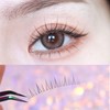 Musegetes Lower Eyelashes False Eyelashes Transparent Axis False Eyelashes Natural