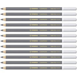 STABILO 1400/726"Carb0thello Chalk-Pastel" Colouring Pencil - Cold Grey 4 (Pack of 12)