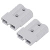 2 Set Battery Quick Connector Kit PC Shell Silver Plated