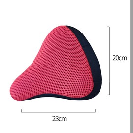 SPYMINNPOO Bicycle Saddle Cover, Breathable Padded Seat Cover, Comfortable Seat Cover for Bicycle Accessories (Purple)