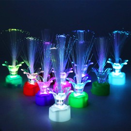 Apol - Juego de 10 luces LED de fibra óptica para niños