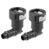 X AUTOHAUX 2pcs Fuel Line Quick Connect 90 Degree for