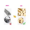 4Pcs Mirror Glass Clips Aluminum Glass Shelf Clamp Mirror Mounting