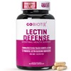 GoBiotix Lectina Defense  Bloqueo de Lectinas Dietticas y Facilidad de Gas  Ayuda en la Salud Intestinal con Apoyo Inmunolgico  Suplemento de enzima  