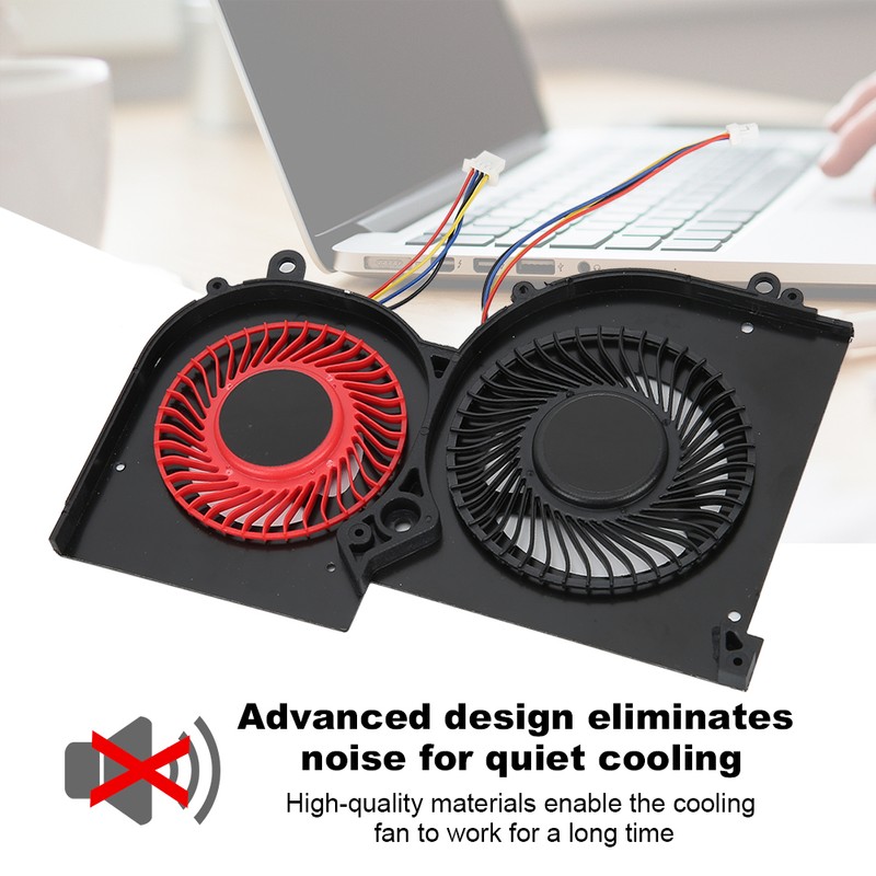 GPU Double Side Cooling Fan Computer Accessories Fit for GS65