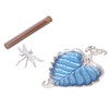 Incense Stick Holder Bodhi Leaf Incense Decorated Plate for Living