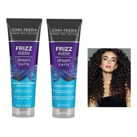 Shampoo Y Acondicionador John Frieda Para Rizos Sin Frizz                                                                                             