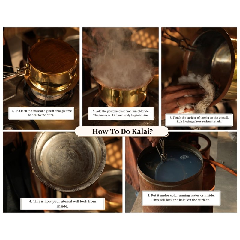 P-TAL Tin Coating Kit for Copper and Brass Cookware Kalai