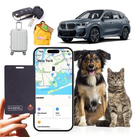 GPS Tracker, Mini Pet Tracker for Pets, Cars, and Valuables, Works with Apple Find My, Real-Time Location Alerts, Lightweight GPS Dog Tag