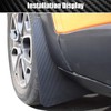 XUKEY 4pcs/Set Universal Carbon Fiber Effect Mudflaps for Car Pickup
