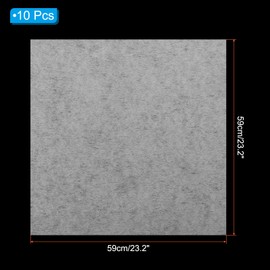 PATIKIL 23.2"x23.2" Flower Wrapping Paper, 10 Sheets Non-Woven Waterproof Florist Floral Bouquet Wrap Paper Korean Style for DIY Crafts Gift Packing, White