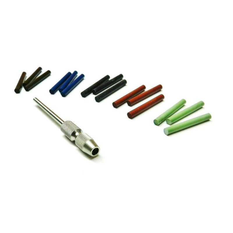 3mm Silicone polishing pins 15PC Assortment Polishing Points of 5