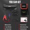 GREPRO Jump Starter (10L Gas & 8.0L Diesel Engines), 3000A