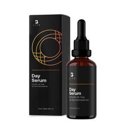 Skincare Sérum de Día para Rostro de 60 ml con 96% de Ingredientes Naturales, Suero Facial de Vitamina C, Ácido Hialurónico y Antiarrugas. Day Serum B Life.