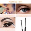 WLLHYF Eyeliner Smudge Brush 2 Pieces Professional Eye Makeup Brush