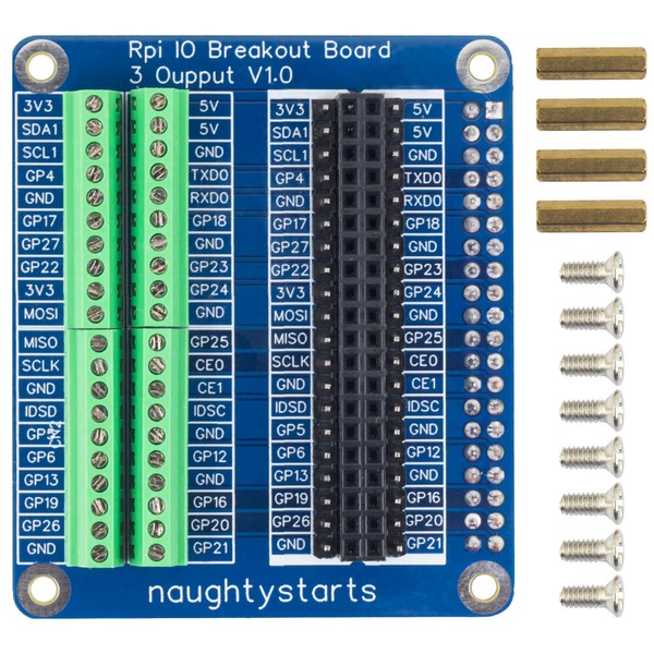 for RPi Pi IO GPIO Terminal Blocks Breakout Board 40Pin