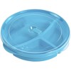 Contenedores de bandeja de almacenamiento de alimentos para microondas – 3 secciones / compartimentos divididos con tapa ventilada (surtidos)