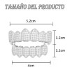 Grillz Dientes Set Hip Hop Prop Decoración