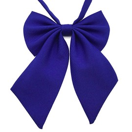 White Fang NC012 Uniform Ribbon, Navy, Middle School, High School Students, Bowtie, School Ribbon Tie, Women’s