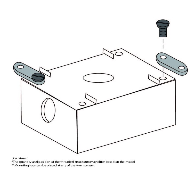 SIGMA ENGINEERED SOLUTIONS 14250 Metal Electrical Outlet Box, Weatherproof, Easy