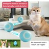 2025 New Two-Piece Interactive cat Ball Toy, Indoor Mobile cat