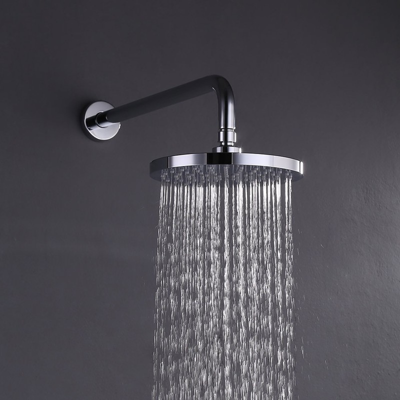 KES Fixed Shower Head 8-inch Replacement Overhead Rainfall Rain Shower