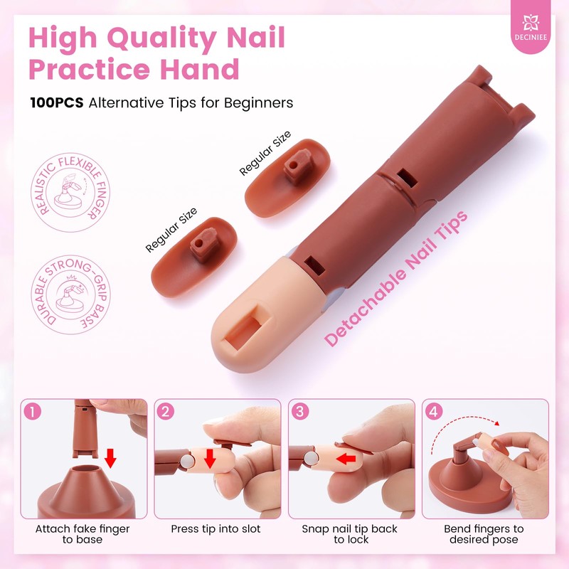 Nail Kit for Beginners with Everything: Professional Nail Acrylic Powder