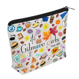 WZJHCL Gilmore Season Makeup Pouch Stars Hollow Cosmetic Kit Bag Luke’s Diner Storage Pouch Bag Gilmore Merch (G Season)