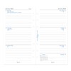 Filofax Refill, Personal/Compact Size, Week-to-View, White Paper, Ruled, English, 2023