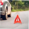 Ciieeo 3pcs Foldable Reflective Warning Triangle Set for Emergency Roadside