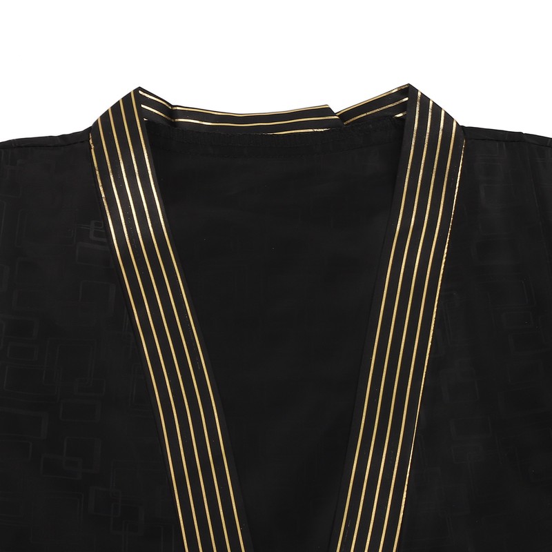 Haircut Gown with Pocket Short Sleeve Professional Belt Grooming Work