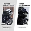 HDBUBALUS Road Glide Windshield 10" Wave Fairing Windscreen Cover for