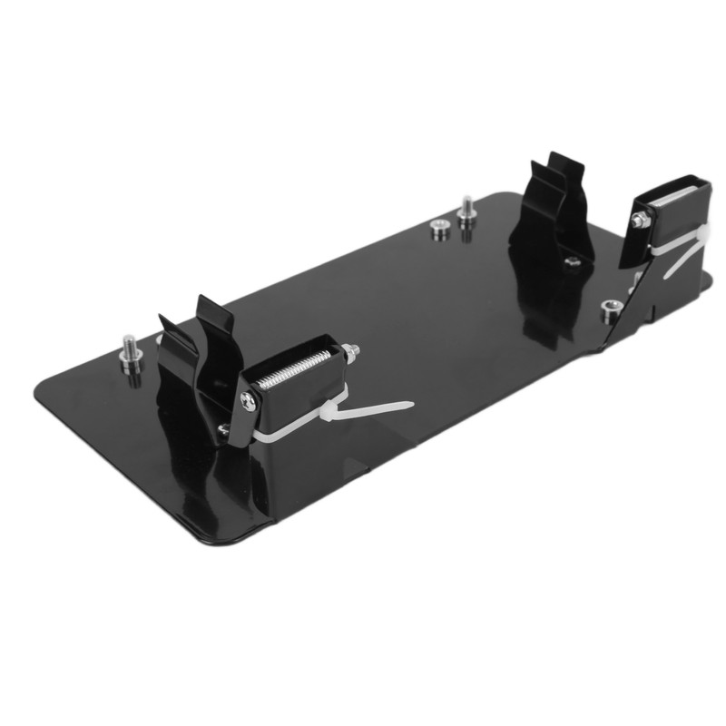 License Plate Bracket Black Stainless Steel Winch License Plate Holder