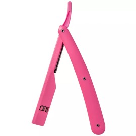 L3VEL3 LEVEL 3 BARBER SALON BEAUTY L3VEL3 LEVEL 3 MEN SHAVING FOLDING STRAIGHT RAZOR PINK