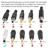 sourcing map DC Power 5.5mm x 2.5mm 10A 18AWG 30cm