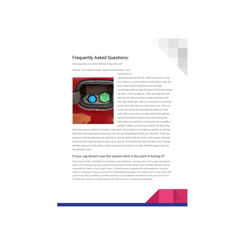 Magnetic Fuel System Cap for GM 3.0L Duramax (2020–2026) |