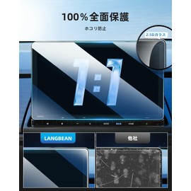 LANGBEAN Honda Odyssey rc5 Protective Film [Navi + Aircon Film 2-piece Set] 2024 New Model 11.4 inches LXM-247VFLi Honda Odyssey Dedicated Accessory Odyssey Protective Film High Sensitivity Touch
