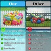 2 Pack Large Pool Float/Toy Storage Net with 40 Hooks