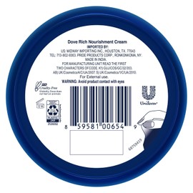 Dove Body Love Rich Nourishment Cream, Face, Hand & Body Lotion for Extremely