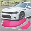HTRACING Front Bumper Lip Splitter Protector Compatible with Charger SRT