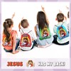 Bulyoou 24 Pcs Religious Drawstring Bags Christian Jesus Has My