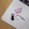 Holographic Decal Stickers Of Fishing And Golf Premium Waterproof Vinyl